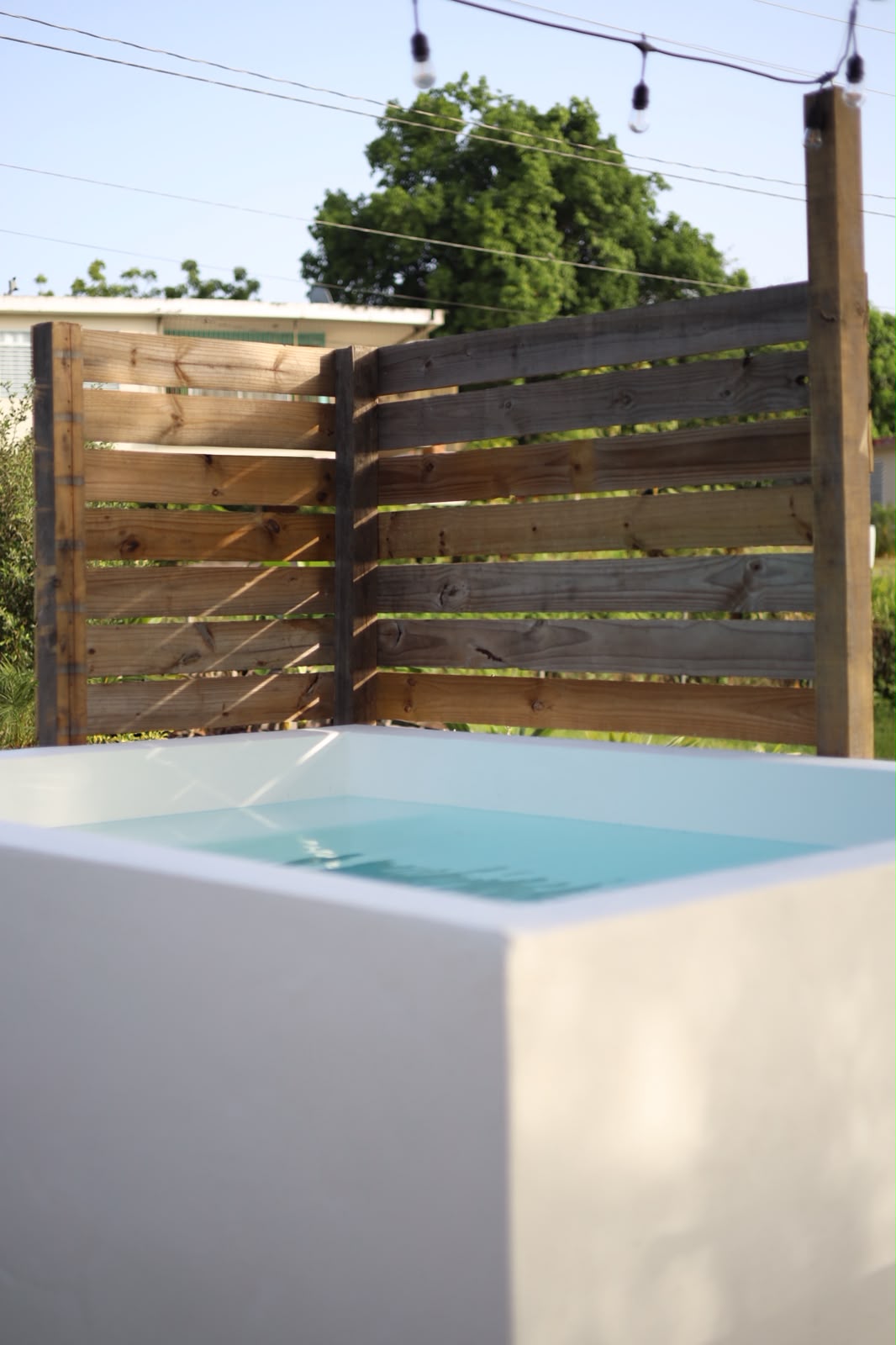 Private plunge pool at La Vagabus
